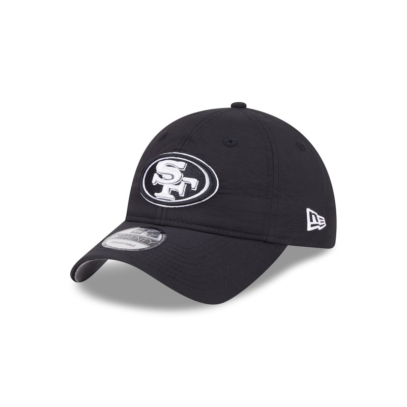 San Francisco 49ers Everyday Nylon Black 9TWENTY Adjustable Hat One Size