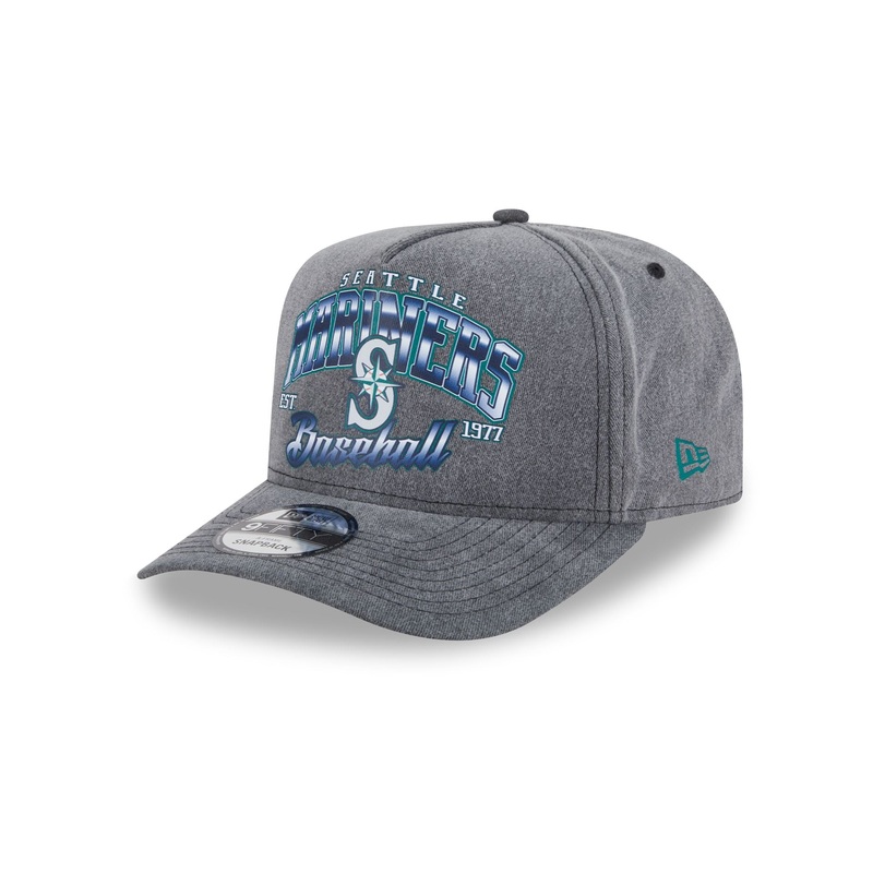 Seattle Mariners Washed 9FIFTY A-Frame Snapback Hat One Size