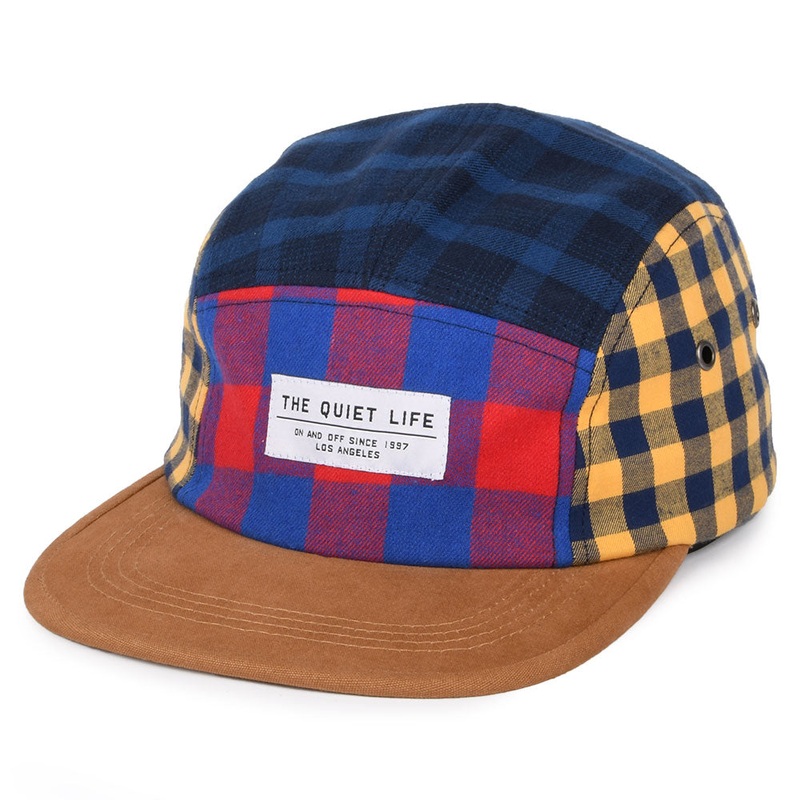 The Quiet Life Hats Carpenter 5 Panel Cap – Multi-Coloured Adjustable