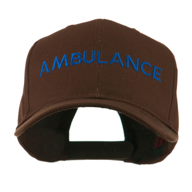 Ambulance Embroidered Cap Brown One Size