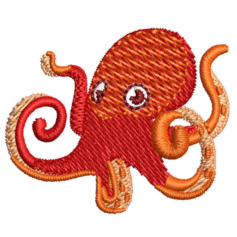 Cute Red Octopus Cute Red Octopus One Size