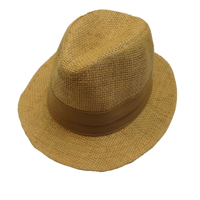 Kid’s Havana Fedora Hat Natural 0-6 mos (43 cm)