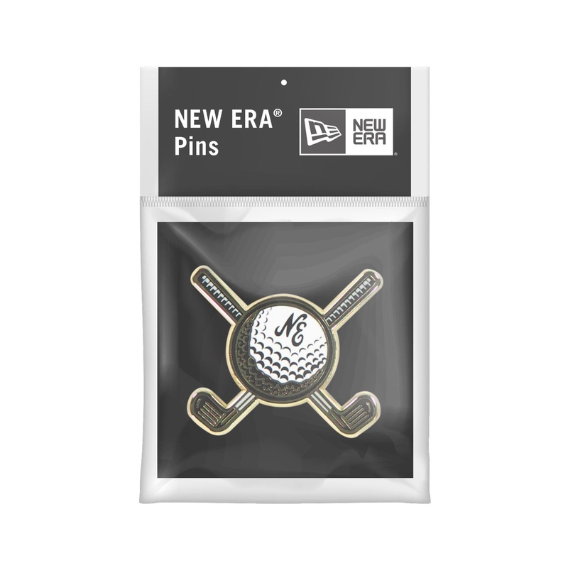 New Era Cap Golf Ball & Clubs Pin One Size