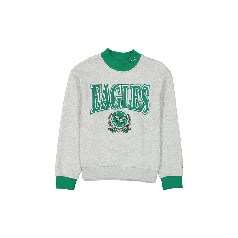 Philadelphia Eagles Throwback Prep Women’s Mockneck Sweatshirt XS