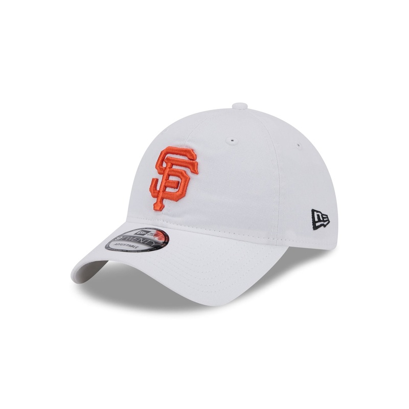 San Francisco Giants White 9TWENTY Adjustable Hat One Size
