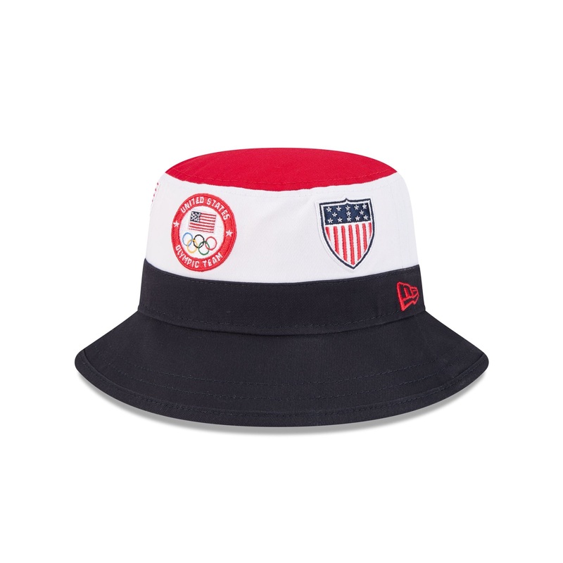 Team USA Olympics Color Block Bucket Hat S