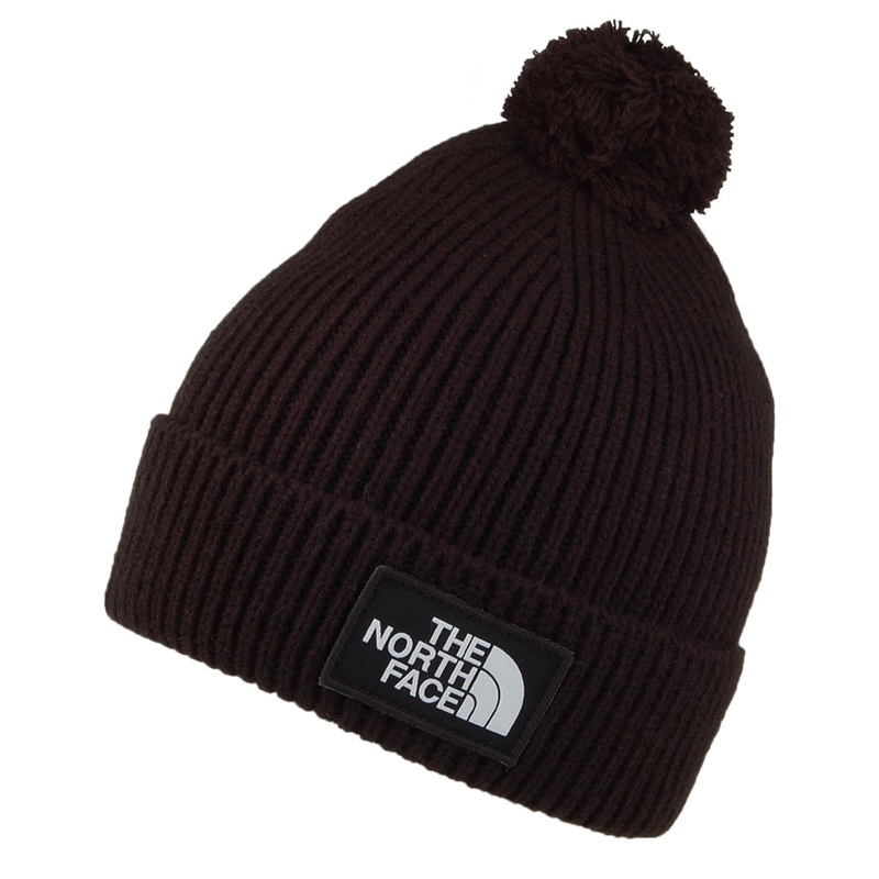 The North Face Hats TNF Logo Box Pom Recycled Bobble Hat – Black 1-Size