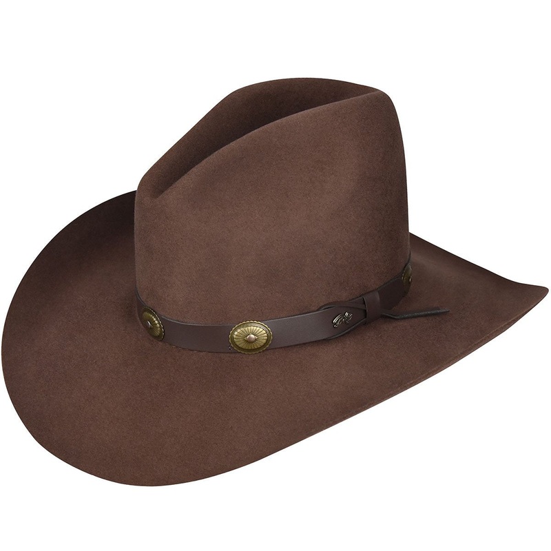 Tombstone 2X Cowboy Western Hat Black 6 5/8