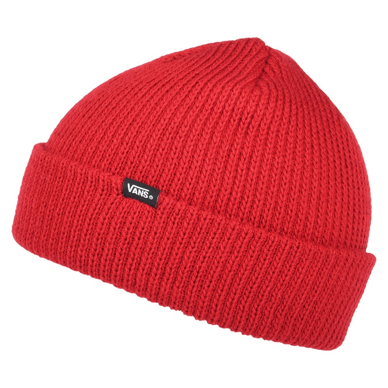 Vans Hats Kids Core Basic Beanie Hat – Red Kids – 1-Size