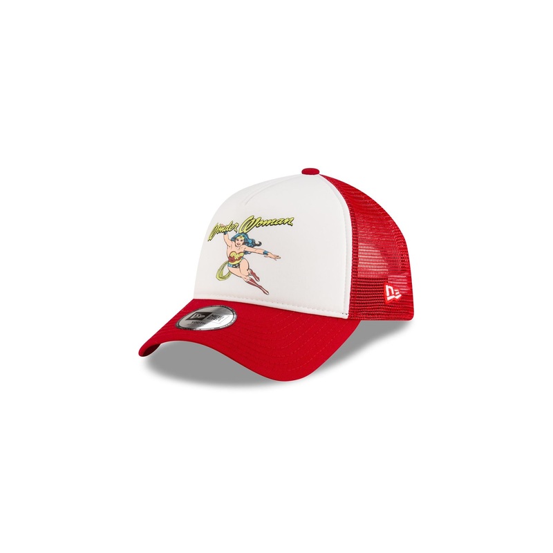 Wonder Woman Kids Scarlet 9FORTY A-Frame Trucker Hat Youth