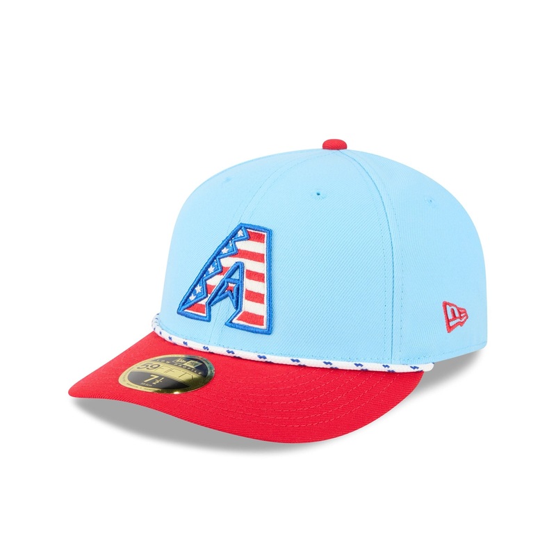 Arizona Diamondbacks Independence Day 2025 Low Profile 59FIFTY Fitted Hat 7