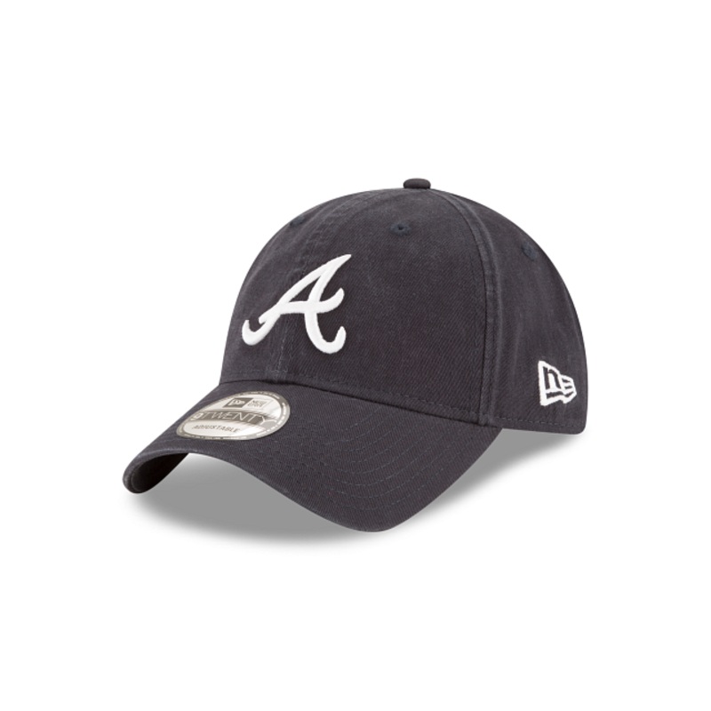 Atlanta Braves Core Classic Road 9TWENTY Adjustable Hat One Size
