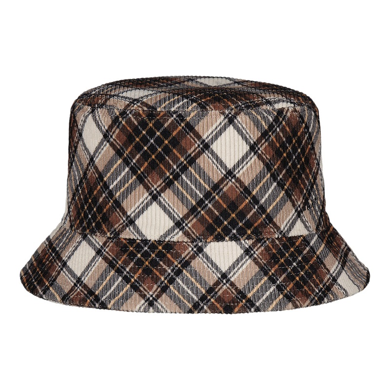 Barts Hats Denetti Plaid Bucket Hat – Brown 1-Size