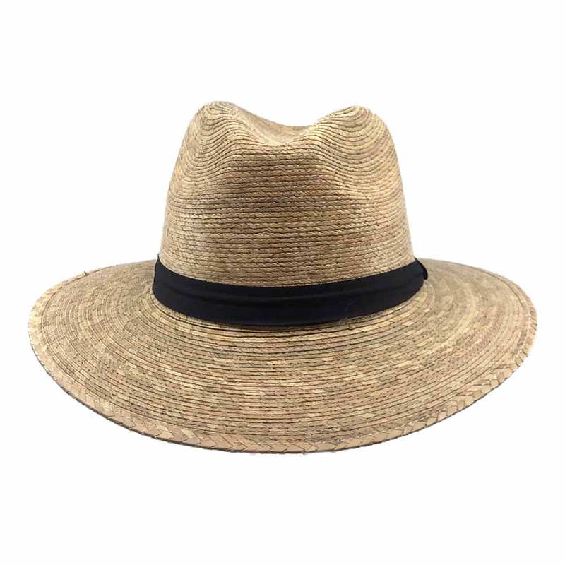 Glazed Palm Leaf Safari Hat with Cotton Band – SetarTrading Hats Natural Palm Medium ( 57 cm)