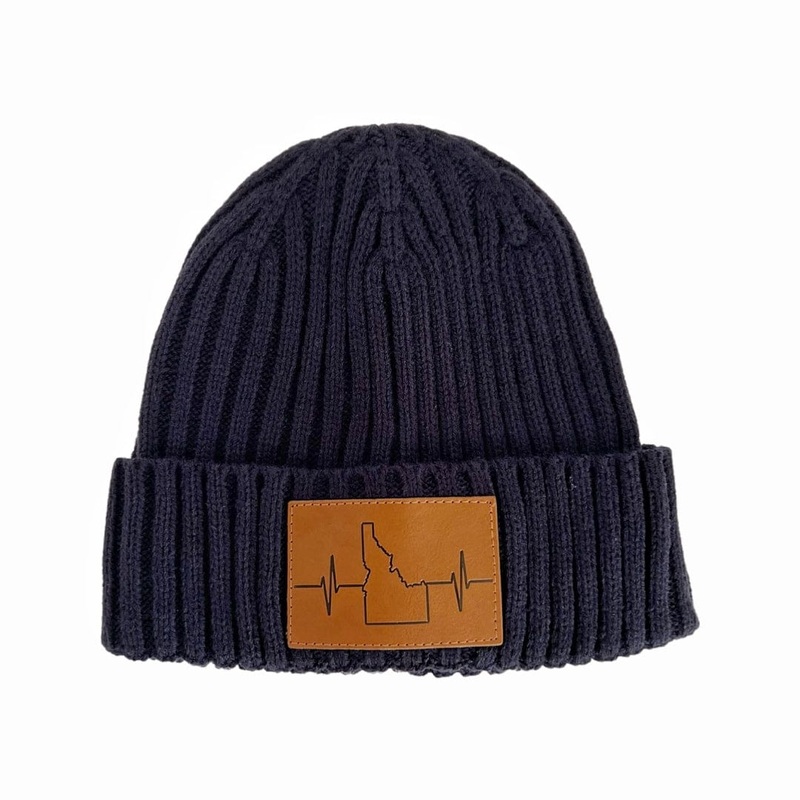 Idaho Beanie – Ribbed Cuff – Navy