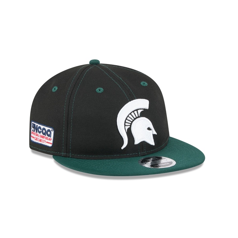 Michigan State Spartans Tournament Side Patch Retro Crown 9FIFTY Strapback Hat One Size