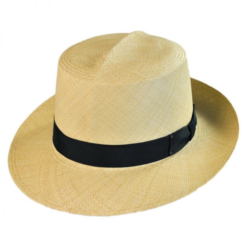 Roll Up II Panama Straw Fedora Hat NATURAL S