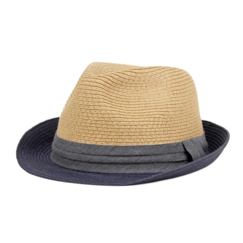 Summer Fedora for Small Heads – Angela & Williams Hats Navy Small (54 cm)