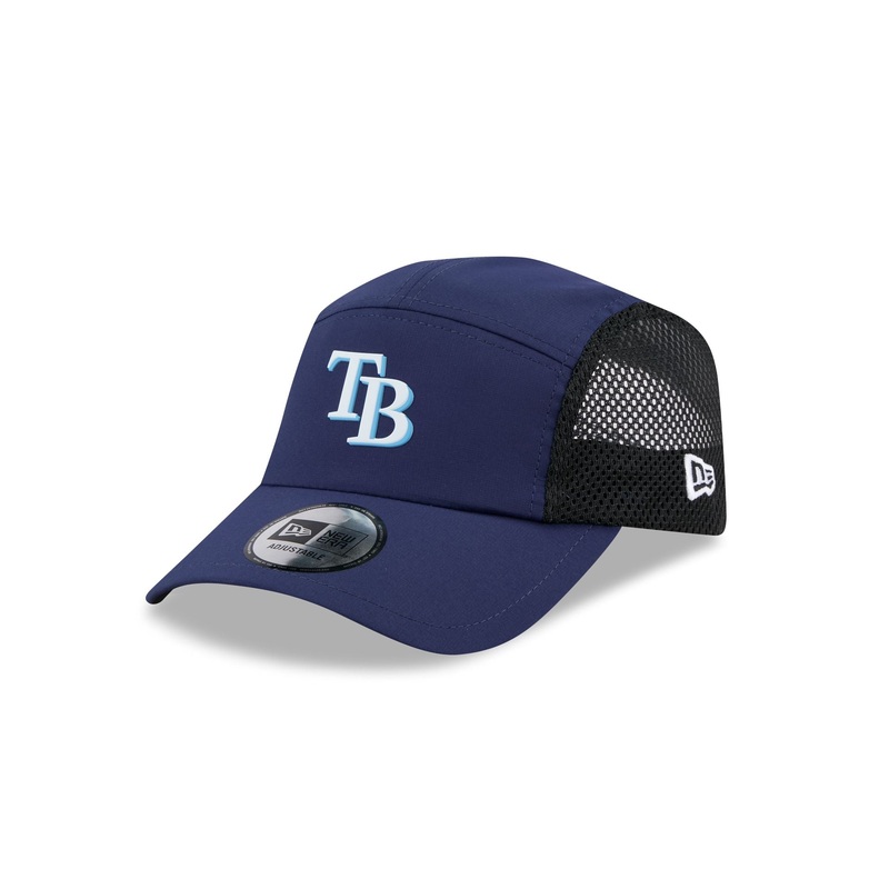 Tampa Bay Rays Poly Runner Adjustable Hat One Size