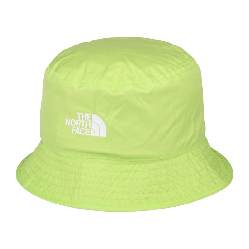 The North Face Hats Sun Stash Packable Reversible Bucket Hat – Neon Green-Light Green Small/Medium