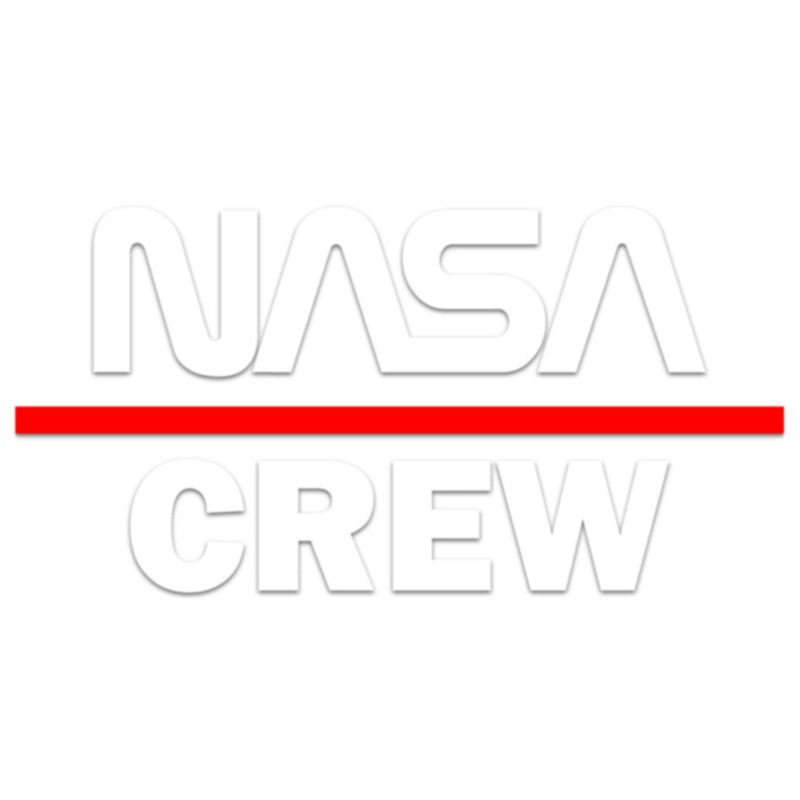 White Red NASA Crew Default Title One Size