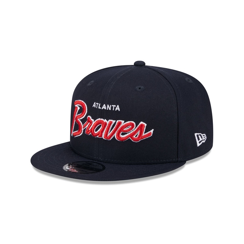 Atlanta Braves Wordmark 9FIFTY Snapback Hat One Size