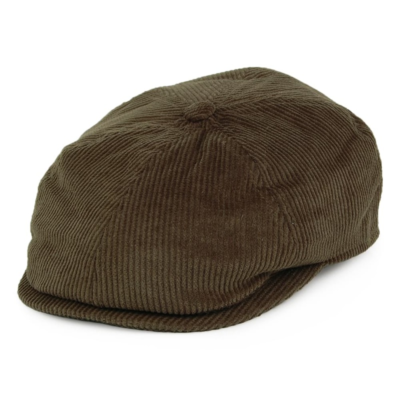 Barbour Hats Nelson Cotton Corduroy Newsboy Cap – Olive S