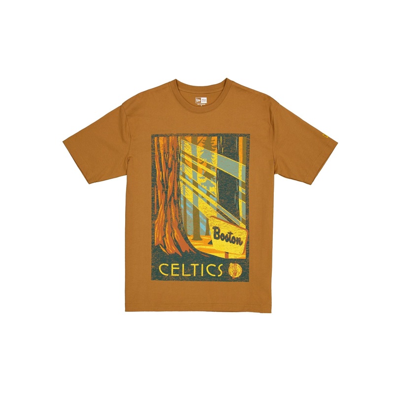 Boston Celtics 2025 All-Star Game Victory Grove Light Bronze T-Shirt S