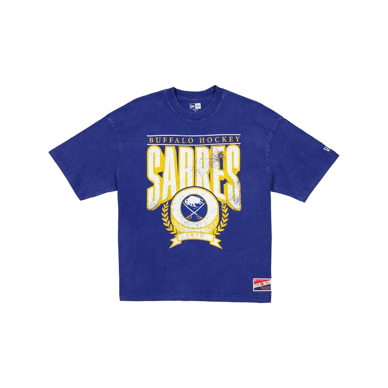 Buffalo Sabres Throwback Boxy T-Shirt S