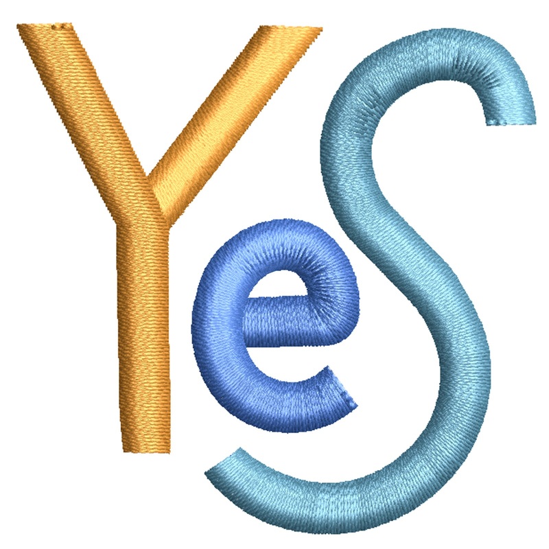 Colorful Yes Logo Colorful Yes Logo One Size