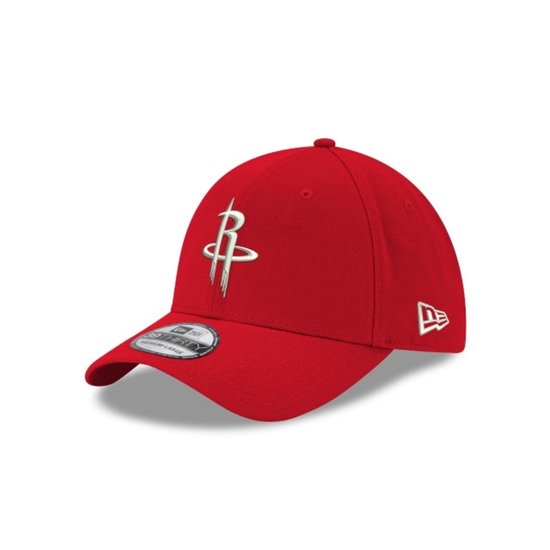 Houston Rockets Red 39THIRTY Stretch Fit Hat S/M