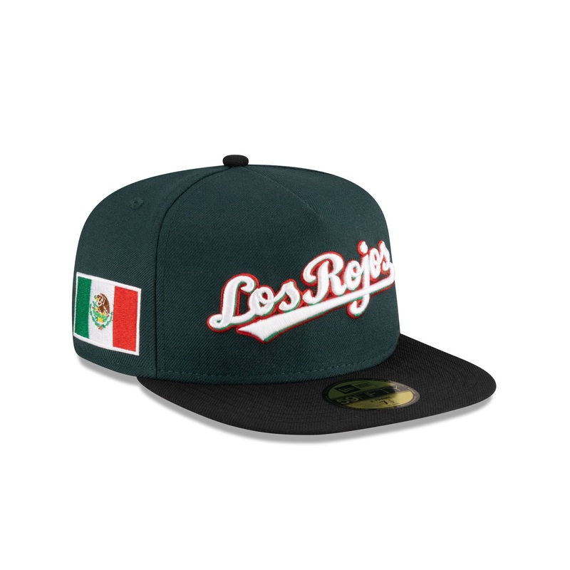 Just Caps Cinco de Mayo Cincinnati Reds 59FIFTY A-Frame Fitted Hat 7