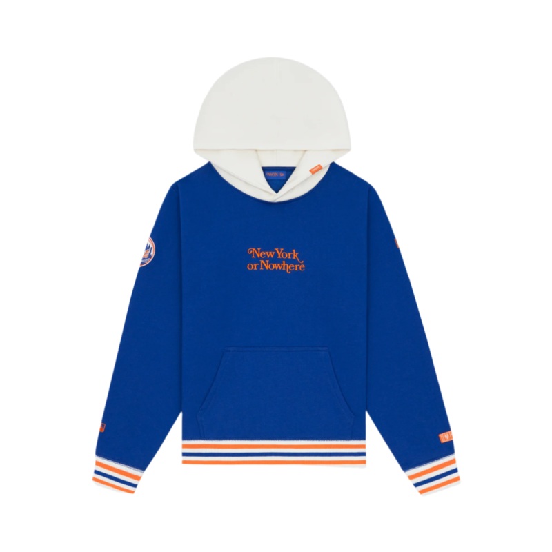 New York or Nowhere x New York Mets Light Royal Motto Hoodie XS