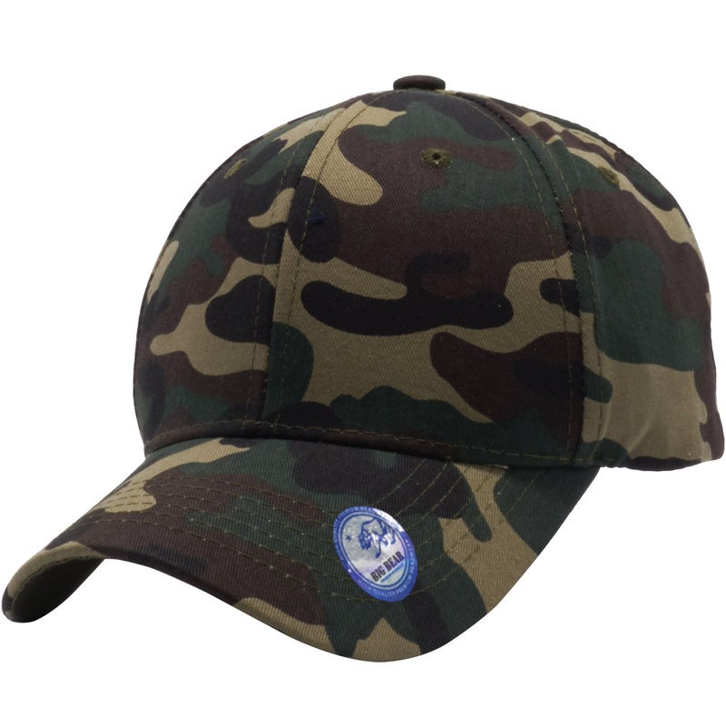 Pit Bull PB128C Hook and Loop Backstrap Camo Curved Hat Camouflage Cap G.Camo
