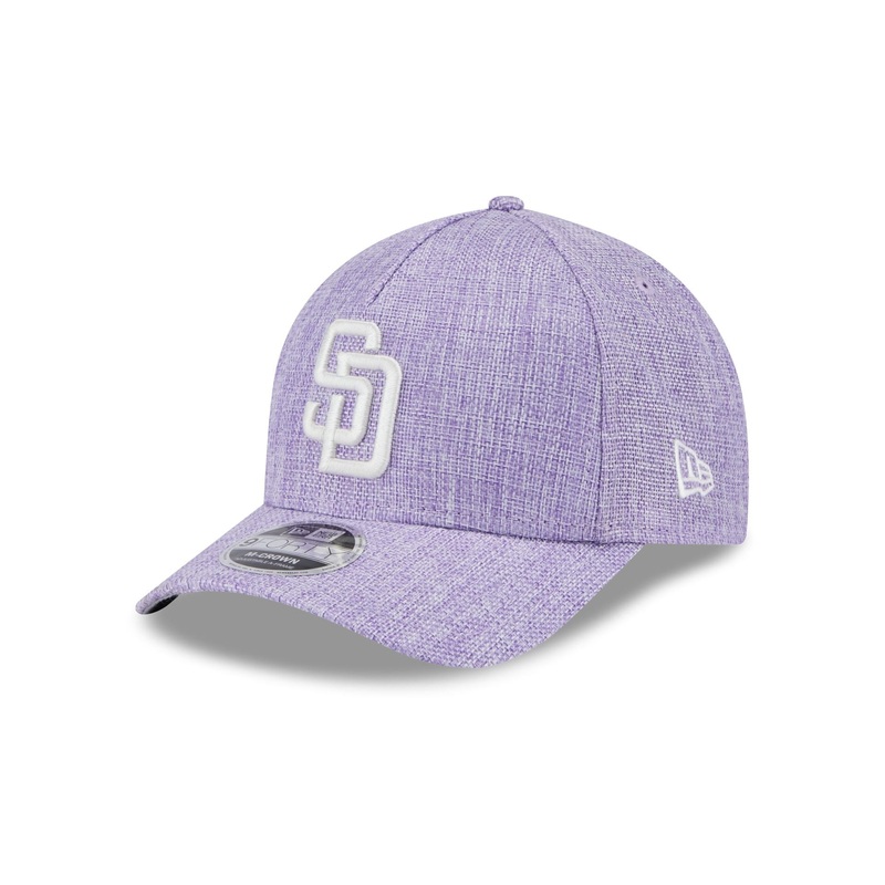 San Diego Padres Cotton Weave Purple 9FORTY M-Crown A-Frame Snapback Hat One Size