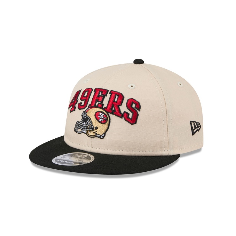 San Francisco 49ers Historic Helmet Retro Crown 9FIFTY Snapback Hat One Size