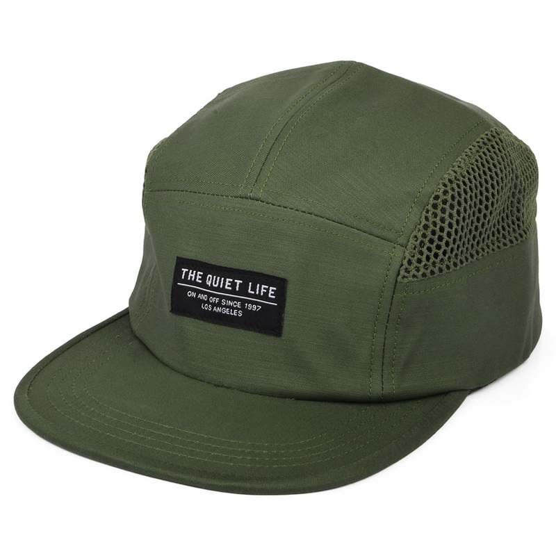 The Quiet Life Hats Military Mesh 5 Panel Cap – Army Green Adjustable