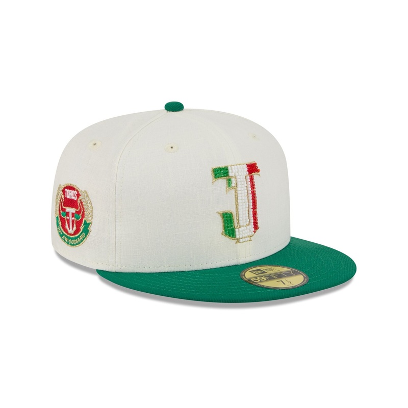 Toros de Tijuana Beaded Linen 59FIFTY Fitted Hat 7