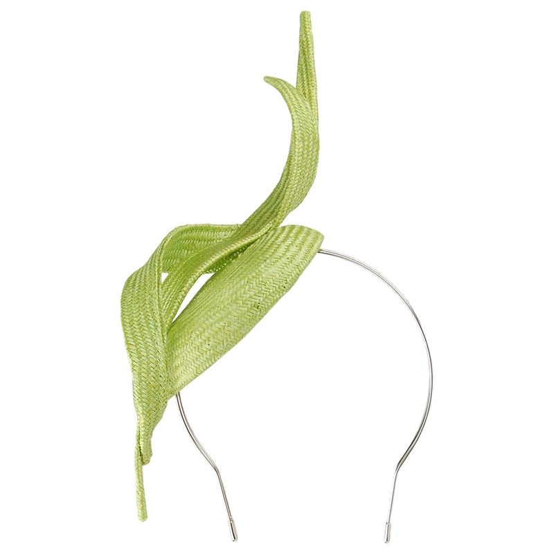 Whiteley Hats Lulu Fascinator – Lime 1-Size