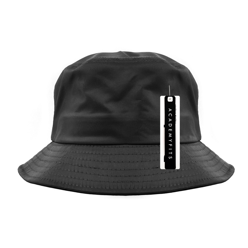 Academy Fits Satin Bucket Hat 5202S Black