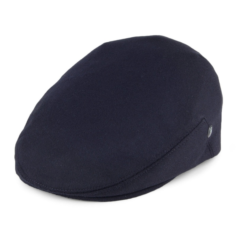 City Sport Loden Wool Flat Cap – Navy S
