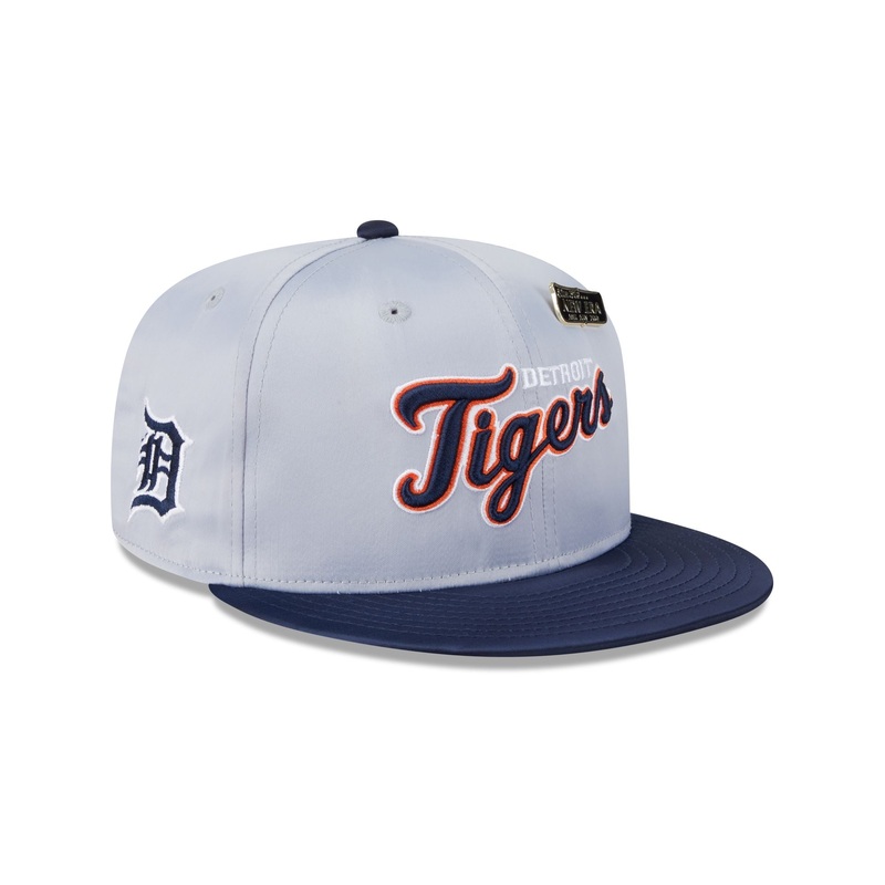 Detroit Tigers Satin Pin 9FIFTY Snapback Hat One Size