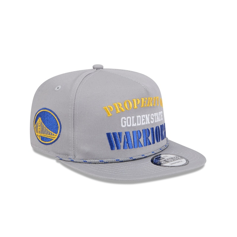 Golden State Warriors Vintage Gray Rope Golfer Hat One Size