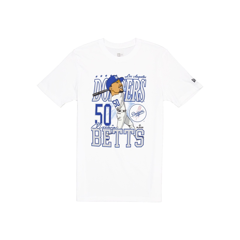 Los Angeles Dodgers Mookie Betts Caricature T-Shirt S