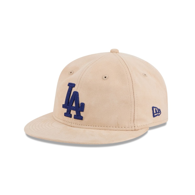 Los Angeles Dodgers Stone Suede Retro Crown 9FIFTY Snapback Hat One Size
