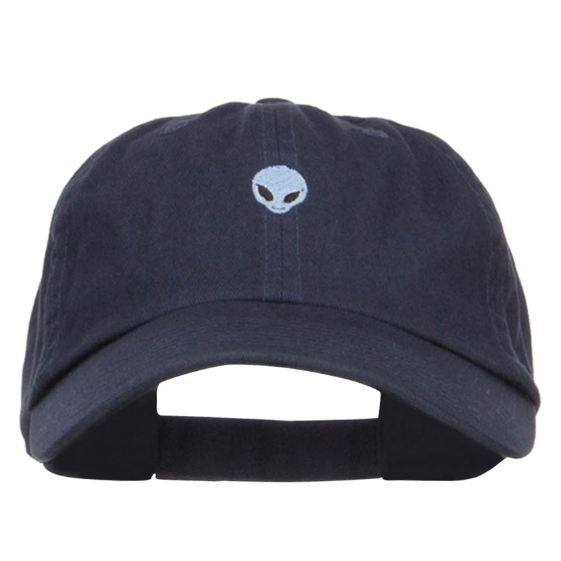 Mini Alien Embroidered Low Cap Navy One Size