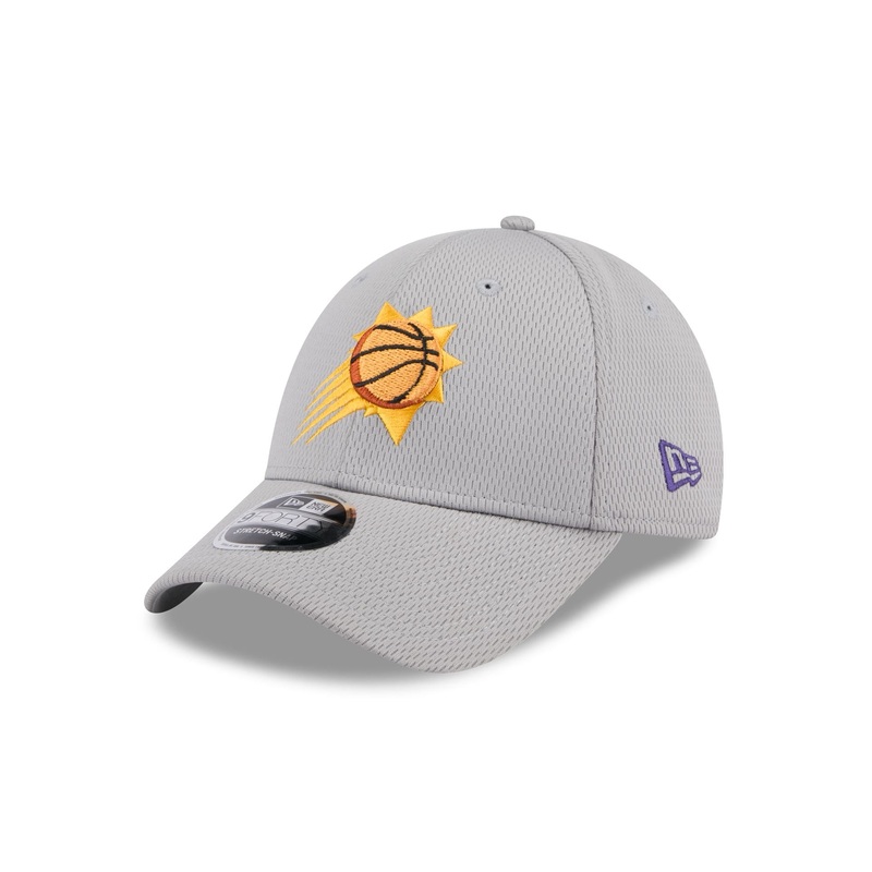 Phoenix Suns Gray 9FORTY Stretch-Snap Hat One Size