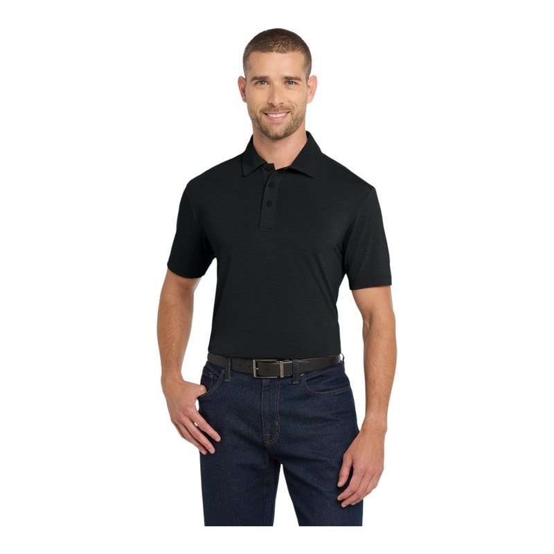 Port Authority K568 Cotton Touch Performance Polo Black XS