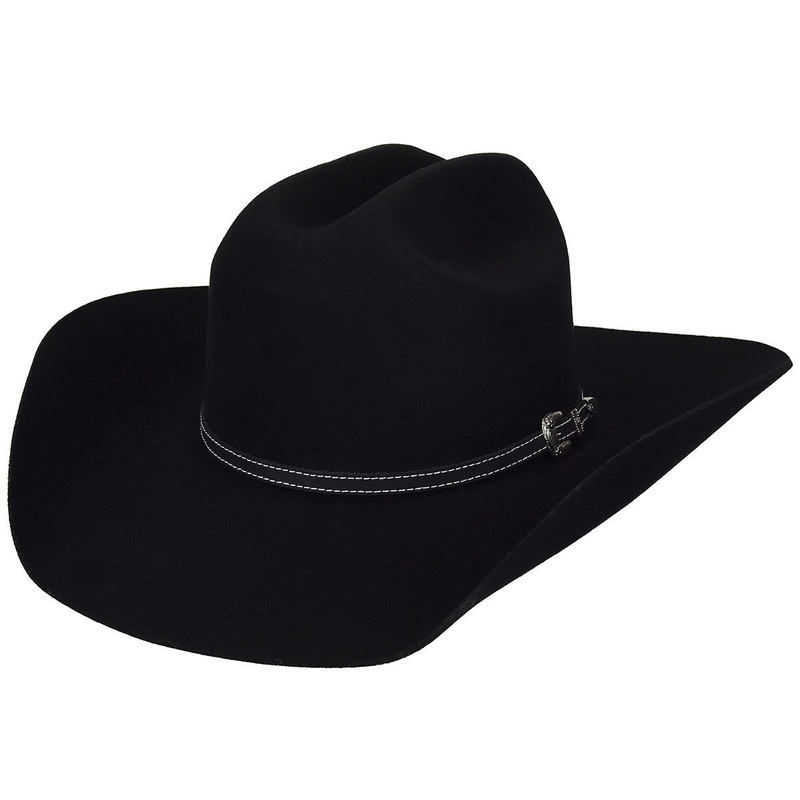 Traveller 2X Cowboy Western Hat Black 6 5/8