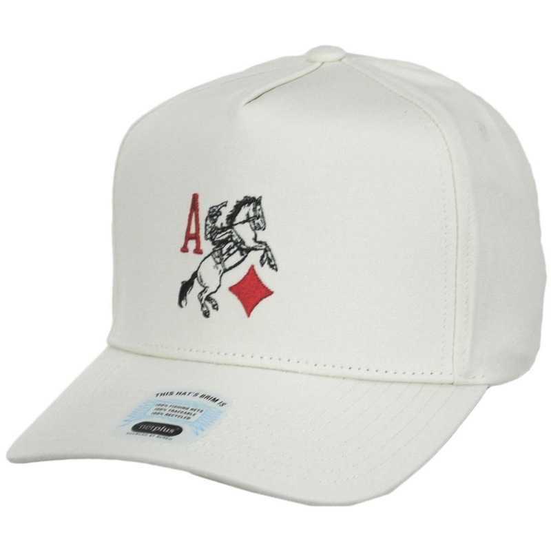 Aces HP Organic Cotton NetPlus Snapback Baseball Cap WHITECAP ADJUSTABLE